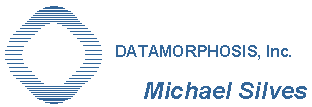 Datamorphosis logo for Michael Silves
